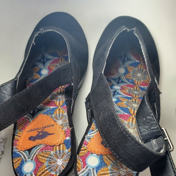 ROCKET DOG Black Suede Clogg/Platform size 8.5 - Picture 12 of 14